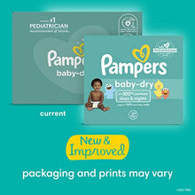 Load image into Gallery viewer, Diapers Newborn/Size 1 (8-14 lb), 120 Count - Pampers Baby Dry Disposable Baby Diapers, Super Pack
